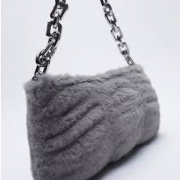 Faux Fur Chain Zara Bag - Picture 3 of 4